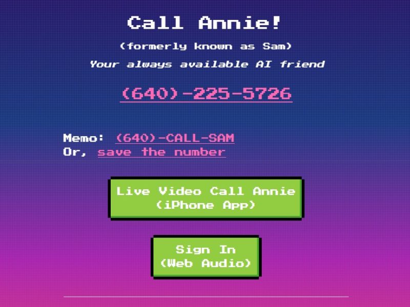 Call Annie!