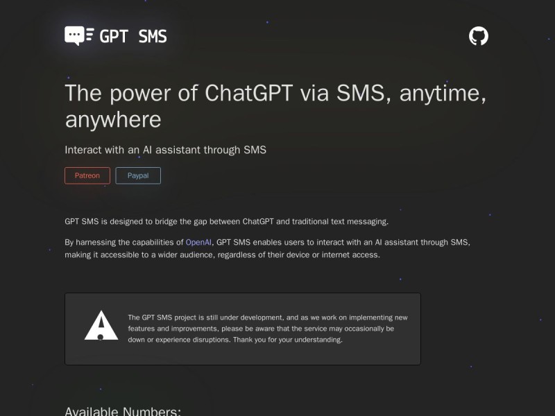 GPT SMS