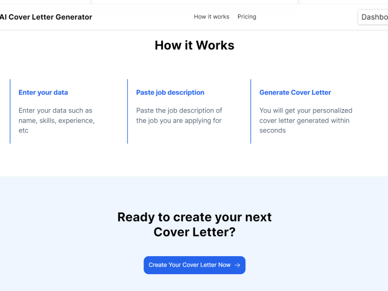 Ai Cover Letter Generator Features Reviews And Alternatives