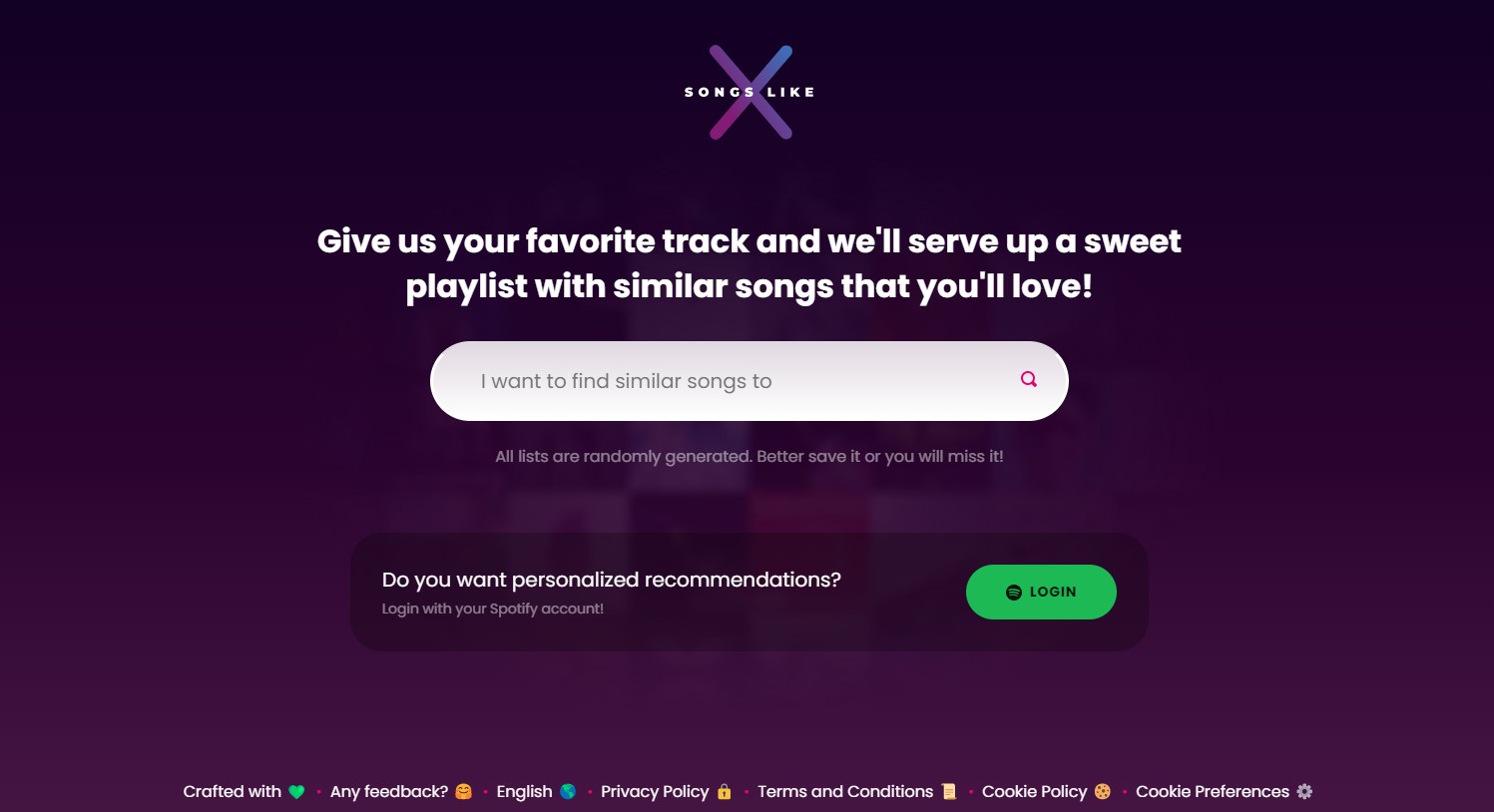 Songs Like X Features, Reviews, and Alternatives