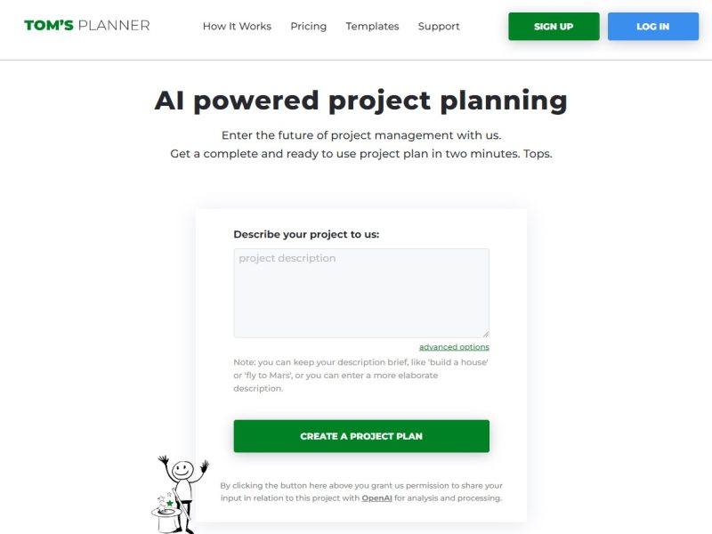 Tom's Planner AI-Assist