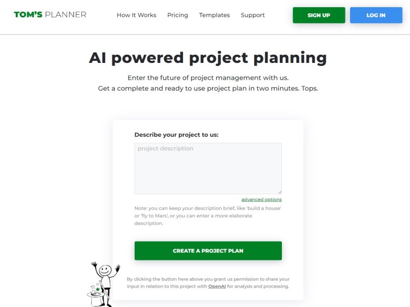 Tom's Planner AI-Assist