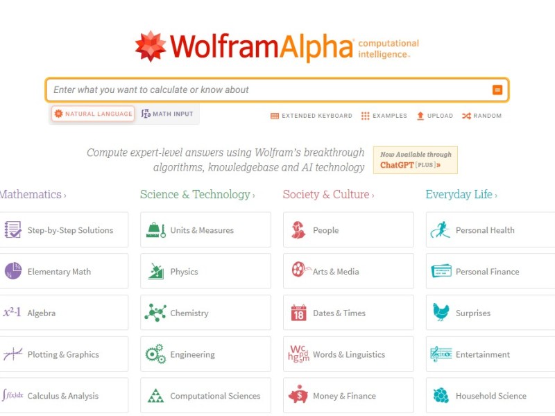 Wolfram Alpha