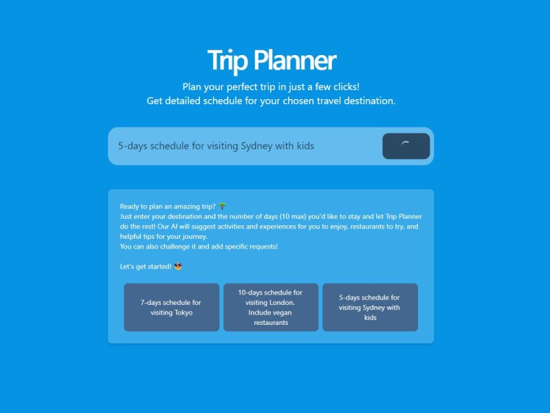 Trip Planner