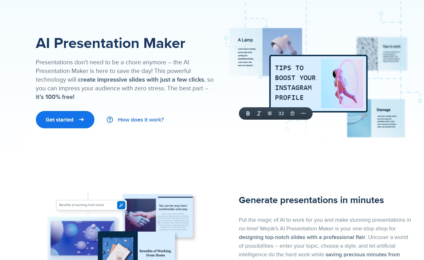 online presentation maker using ai