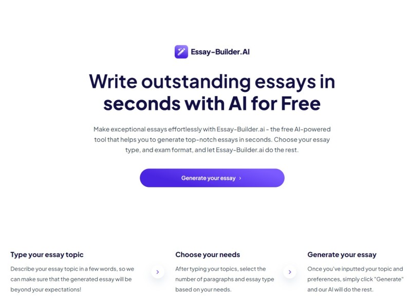 Essay Builder AI