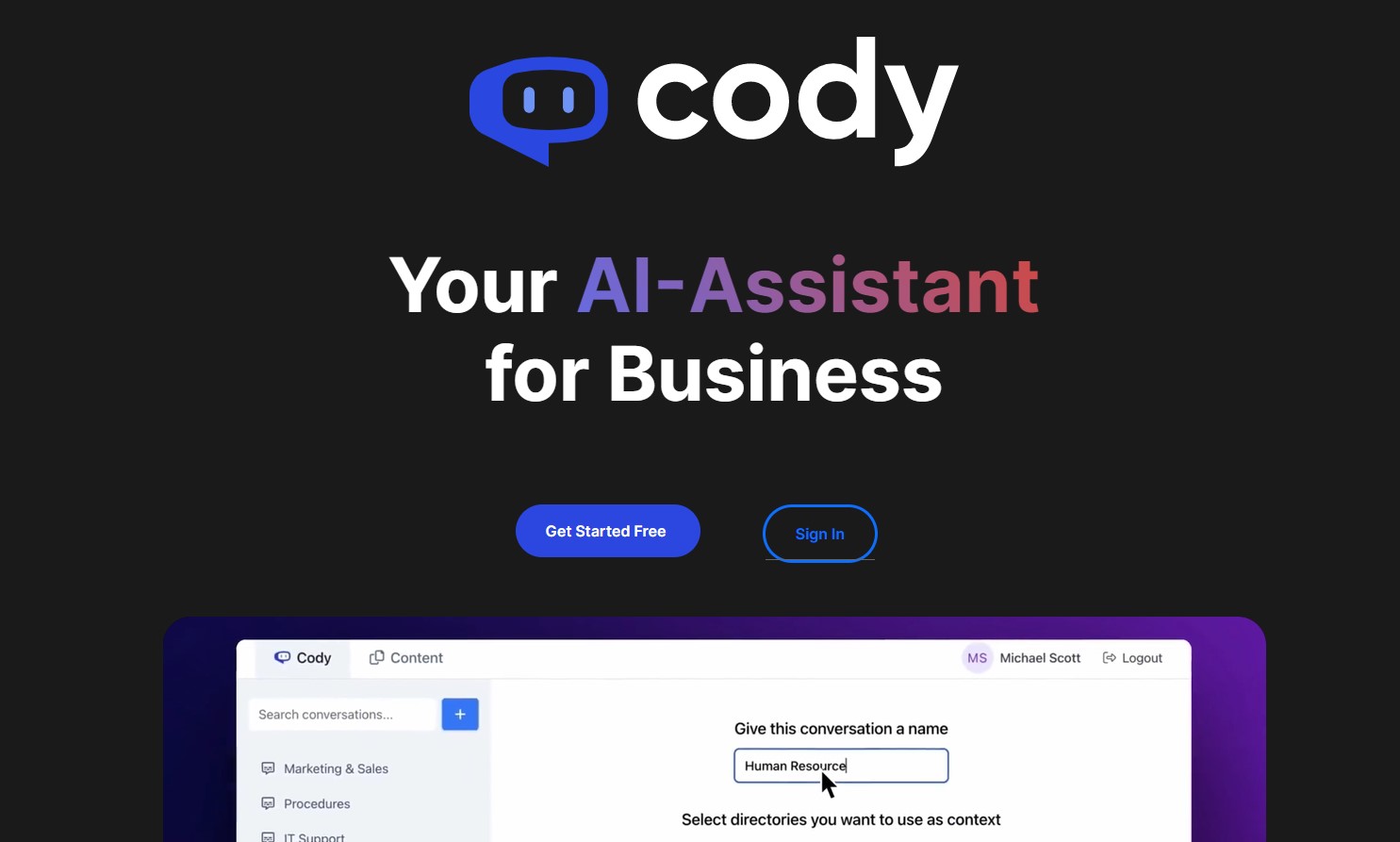 Cody | Features, Reviews, and Alternatives
