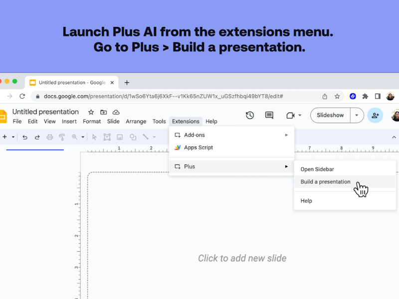 Plus AI for Google Slides