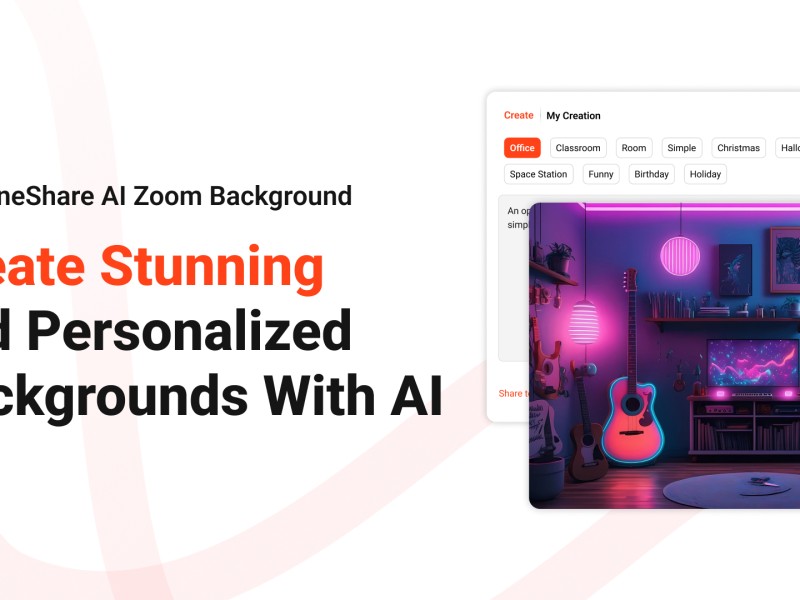 FineShare AI Zoom Background