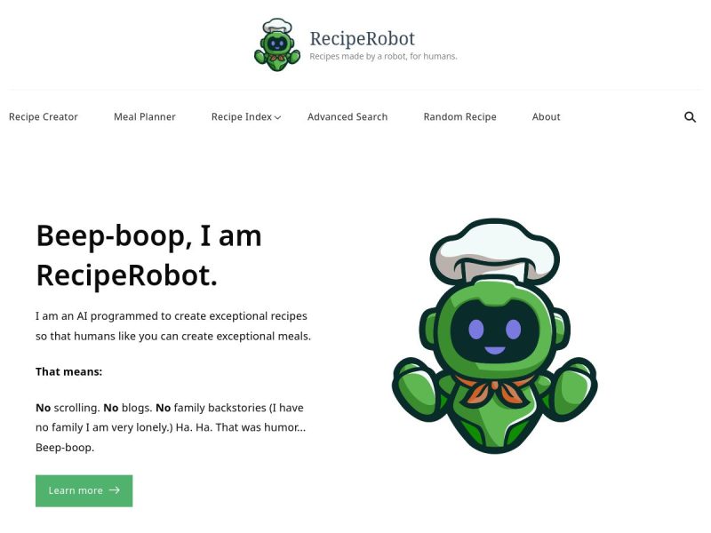 RecipeRobot