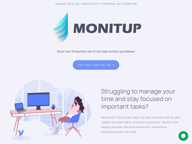 MonitUp AI Time Tracker