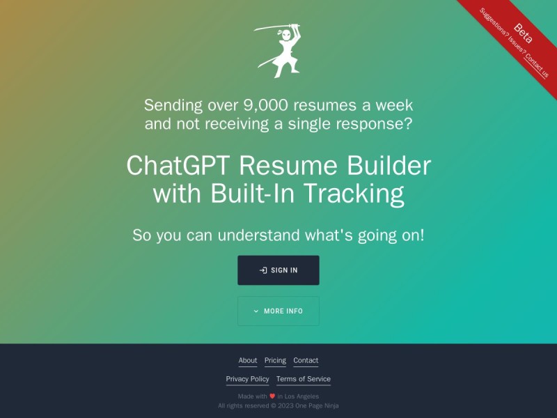 resume builder by chatgpt