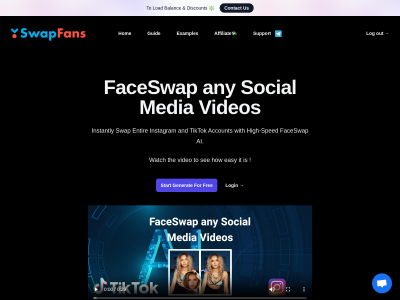 FaceSwap any Social Media Videos with AI