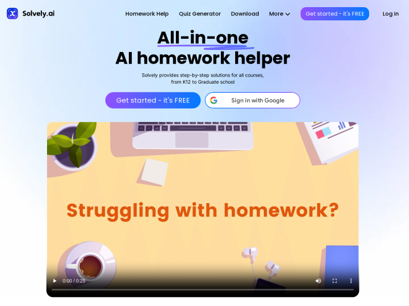 All in one AI Homework Helper