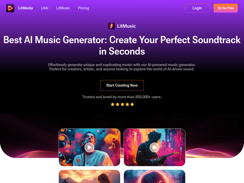 LitMusic: AI Music Generator